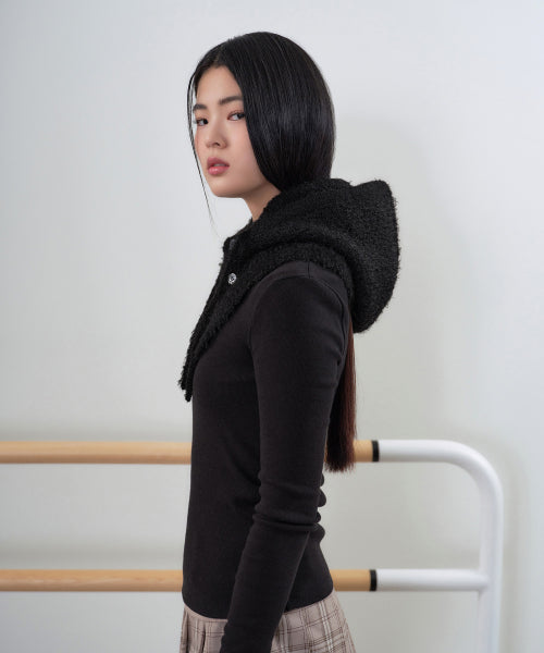 MUSINSA STANDARD WOMAN MUSINSA STANDARD WOMAN Women's Boucle String Knit Balaclava [Size]