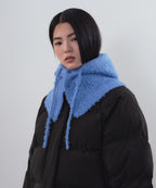 MUSINSA STANDARD WOMAN MUSINSA STANDARD WOMAN Women's Boucle String Knit Balaclava [Blue]