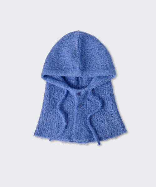 MUSINSA STANDARD WOMAN MUSINSA STANDARD WOMAN Women's Boucle String Knit Balaclava [Blue]
