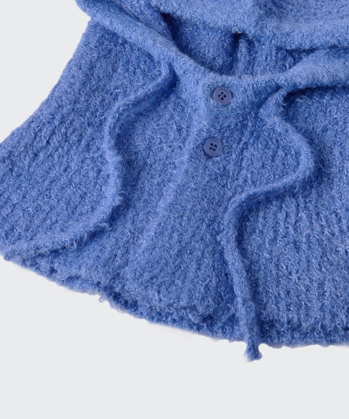 MUSINSA STANDARD WOMAN MUSINSA STANDARD WOMAN Women's Boucle String Knit Balaclava [Blue]