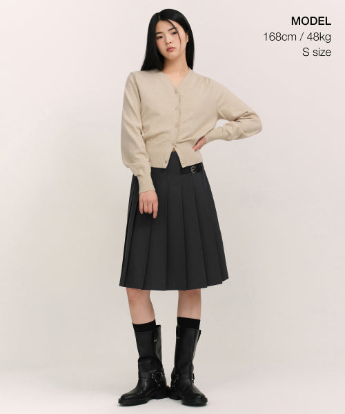 MUSINSA STANDARD WOMAN MUSINSA STANDARD WOMAN Cardigan Light Beige