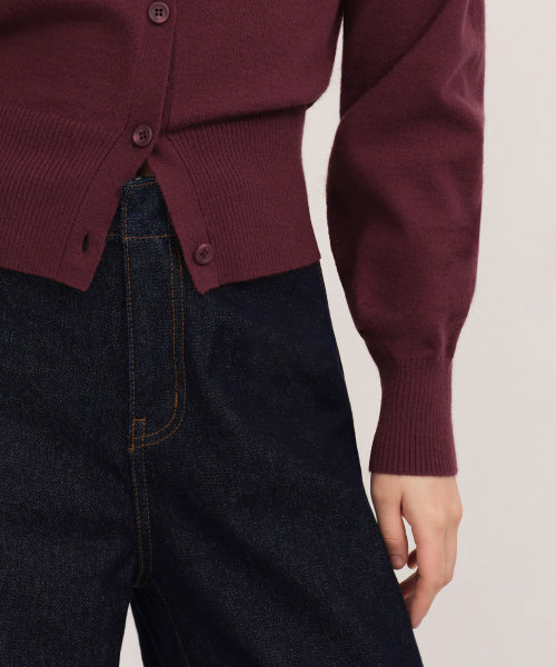 MUSINSA STANDARD WOMAN MUSINSA STANDARD WOMAN Cardigan Burgundy