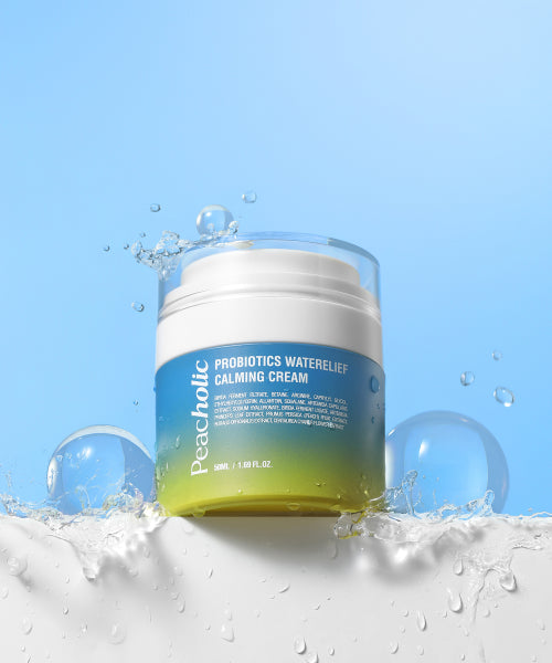 PEACHOLIC [SET] Probiotics Water Relief Bubble Toner 200ml + Probiotics Water Relief Calming Cream 50ml