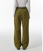 MUSINSA STANDARD WOMAN MUSINSA STANDARD WOMAN Women's Wide Corduroy Pants [Olive]