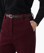 MUSINSA STANDARD WOMAN MUSINSA STANDARD WOMAN Boot Cut Corduroy Pants (Burgundy)