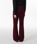 MUSINSA STANDARD WOMAN MUSINSA STANDARD WOMAN Boot Cut Corduroy Pants (Burgundy)