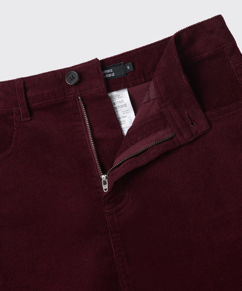 MUSINSA STANDARD WOMAN MUSINSA STANDARD WOMAN Corduroy Mini Skirt Burgundy