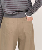 MUSINSA STANDARD WOMAN MUSINSA STANDARD WOMAN Women's Deep Tuck Extra Wide Chino Pants [Beige]