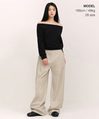 MUSINSA STANDARD WOMAN MUSINSA STANDARD WOMAN Women's Chino Pants Light Beige