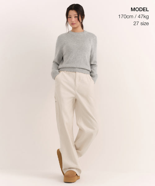 MUSINSA STANDARD WOMAN MUSINSA STANDARD WOMAN Women's Pants Cream