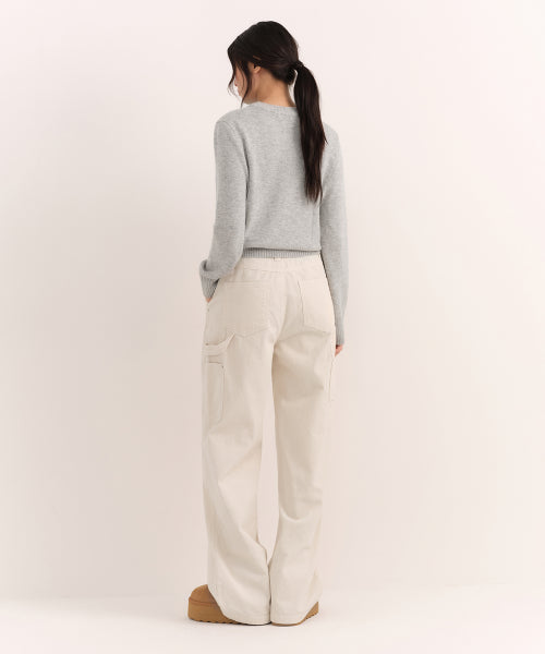 MUSINSA STANDARD WOMAN MUSINSA STANDARD WOMAN Women's Pants Cream