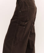 MUSINSA STANDARD WOMAN MUSINSA STANDARD WOMAN Women's Corduroy Wide Carpenter Pants [Brown]