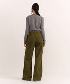 MUSINSA STANDARD WOMAN MUSINSA STANDARD WOMAN Women's Pants Olive