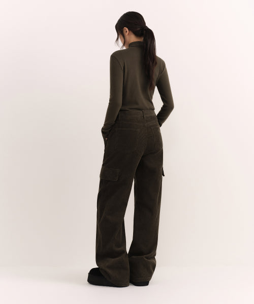 MUSINSA STANDARD WOMAN MUSINSA STANDARD WOMAN Women's Pants Dusty Khaki