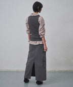 MUSINSA STANDARD WOMAN MUSINSA STANDARD WOMAN Cargo Maxi Skirt Charcoal Gray