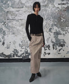 MUSINSA STANDARD WOMAN MUSINSA STANDARD WOMAN Cargo Maxi Skirt [Taupe]