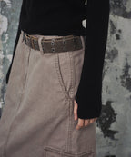 MUSINSA STANDARD WOMAN MUSINSA STANDARD WOMAN Cargo Maxi Skirt [Taupe]
