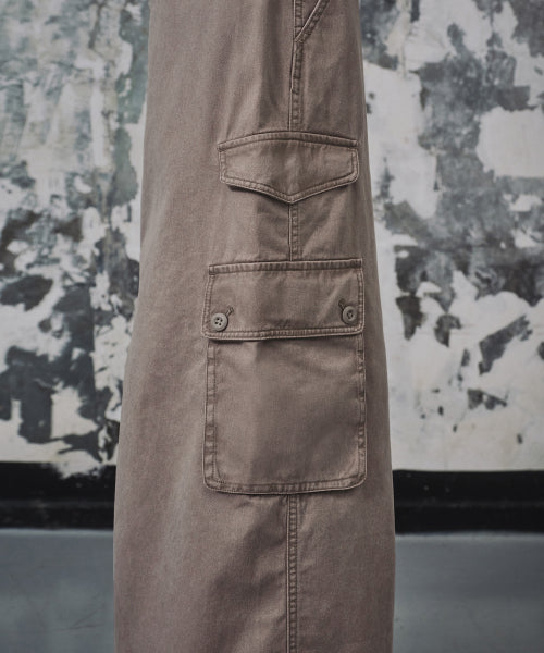MUSINSA STANDARD WOMAN MUSINSA STANDARD WOMAN Cargo Maxi Skirt [Taupe]