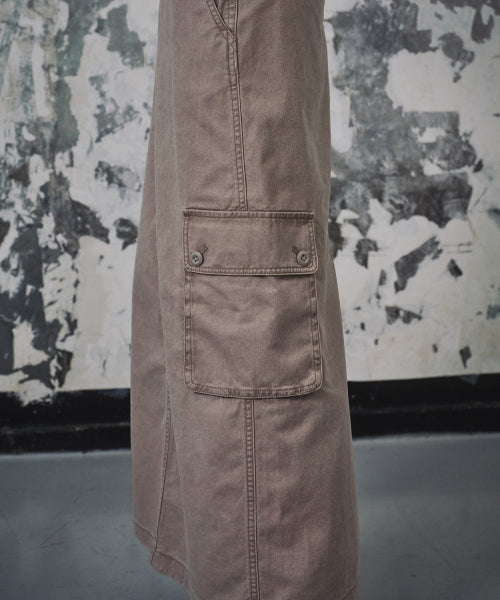 MUSINSA STANDARD WOMAN MUSINSA STANDARD WOMAN Cargo Maxi Skirt [Taupe]