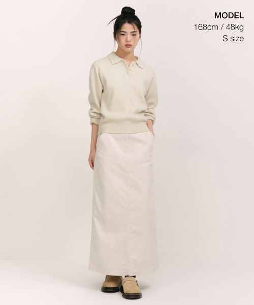 MUSINSA STANDARD WOMAN MUSINSA STANDARD WOMAN Women's Corduroy Maxi Skirt (Size M)