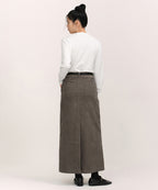 MUSINSA STANDARD WOMAN MUSINSA STANDARD WOMAN Women's Corduroy Maxi Skirt [Taupe]