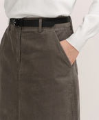 MUSINSA STANDARD WOMAN MUSINSA STANDARD WOMAN Women's Corduroy Maxi Skirt [Taupe]