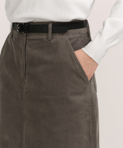 MUSINSA STANDARD WOMAN MUSINSA STANDARD WOMAN Women's Corduroy Maxi Skirt [Taupe]