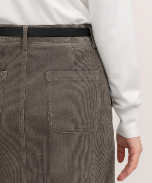 MUSINSA STANDARD WOMAN MUSINSA STANDARD WOMAN Women's Corduroy Maxi Skirt [Taupe]