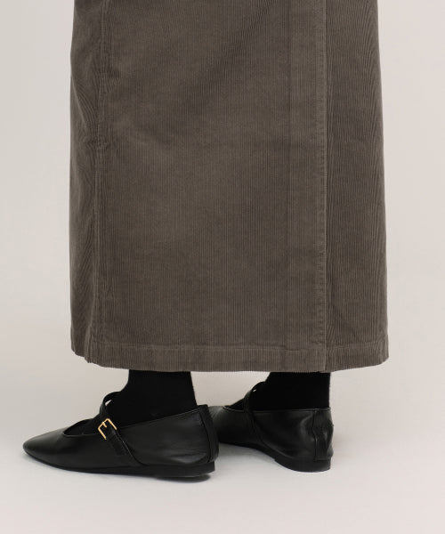 MUSINSA STANDARD WOMAN MUSINSA STANDARD WOMAN Women's Corduroy Maxi Skirt [Taupe]