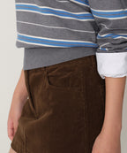 MUSINSA STANDARD WOMAN MUSINSA STANDARD WOMAN Skirt Low Rise Mini Scotts (Brown)