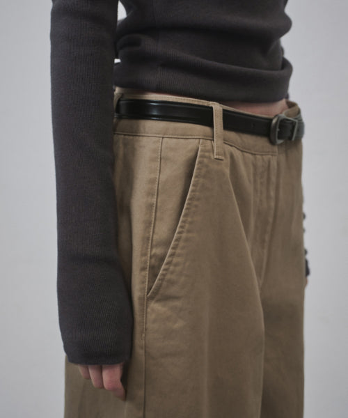 MUSINSA STANDARD WOMAN MUSINSA STANDARD WOMAN Women's Curved Chino Pants Beige
