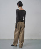 MUSINSA STANDARD WOMAN MUSINSA STANDARD WOMAN Women's Curved Chino Pants Beige