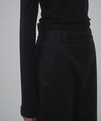 MUSINSA STANDARD WOMAN MUSINSA STANDARD WOMAN Women's Curved Chino Pants [Black]