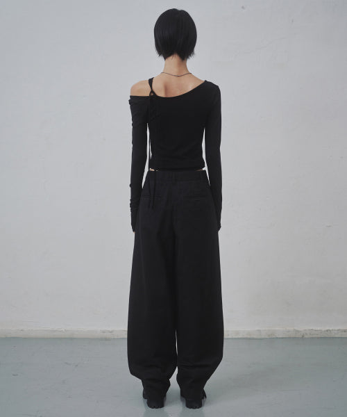 MUSINSA STANDARD WOMAN MUSINSA STANDARD WOMAN Women's Curved Chino Pants [Black]