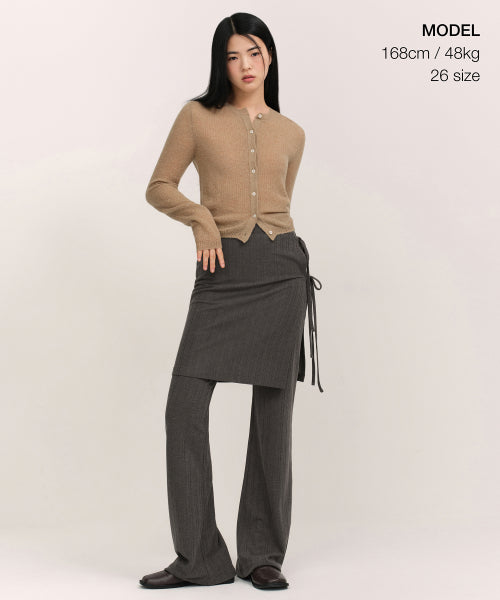 MUSINSA STANDARD WOMAN MUSINSA STANDARD WOMAN Women's Slacks Gray