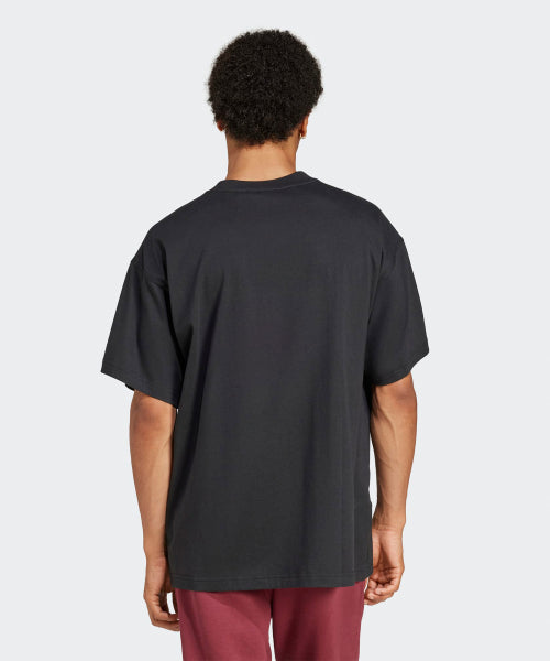 ADIDAS ADIDAS Trefoil Essentials Oversized Tee - Black
