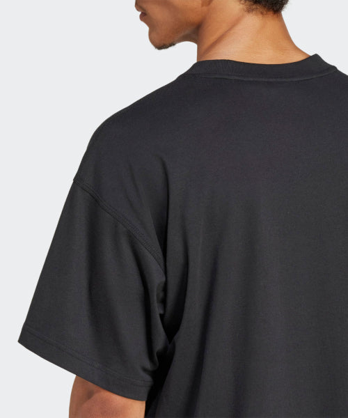 ADIDAS ADIDAS Trefoil Essentials Oversized Tee - Black