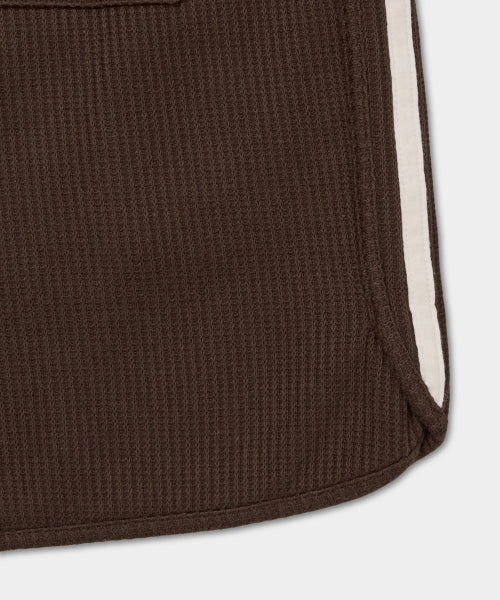 ADIDAS ADIDAS Waffle Short Pants - Dark Brown