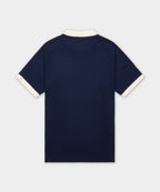 ADIDAS ADIDAS Waffle Polo Shirt - Navy
