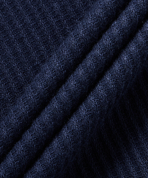 ADIDAS ADIDAS Waffle Polo Shirt - Navy