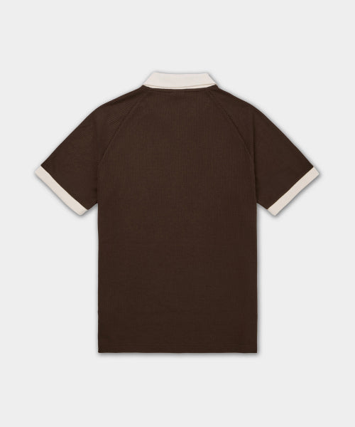 ADIDAS ADIDAS Waffle T-Shirt - Dark Brown