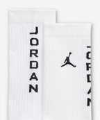 NIKE NIKE Jordan Everyday Crew Socks - White: Black