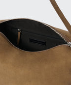 MUSINSA STANDARD WOMAN MUSINSA STANDARD WOMAN Synthetic Suede Pillow Shoulder Bag [Brown]