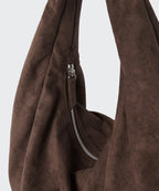 MUSINSA STANDARD WOMAN MUSINSA STANDARD WOMAN Synthetic Suede Rounded Hobo Bag