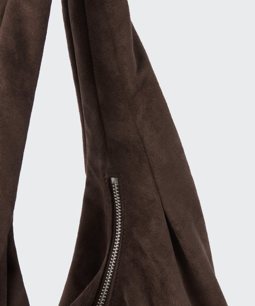 MUSINSA STANDARD WOMAN MUSINSA STANDARD WOMAN Synthetic Suede Rounded Hobo Bag