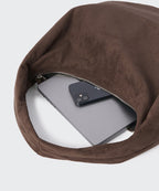 MUSINSA STANDARD WOMAN MUSINSA STANDARD WOMAN Synthetic Suede Rounded Hobo Bag