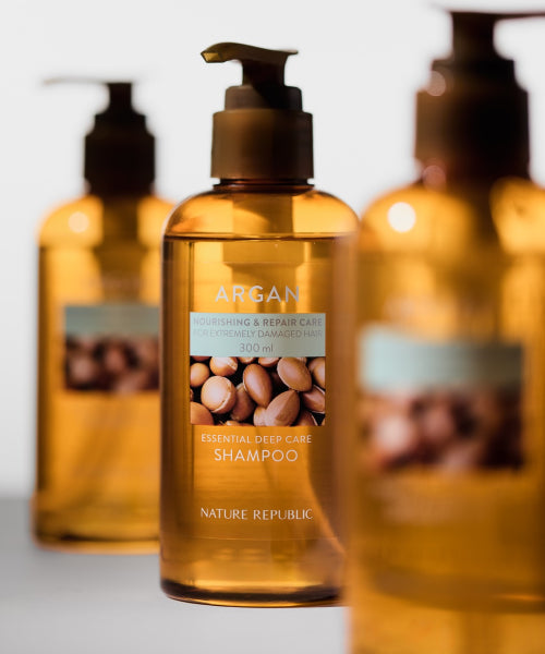 Nature Republic Nature Republic Argan Essential Deep Care Shampoo + Conditioner 300ml