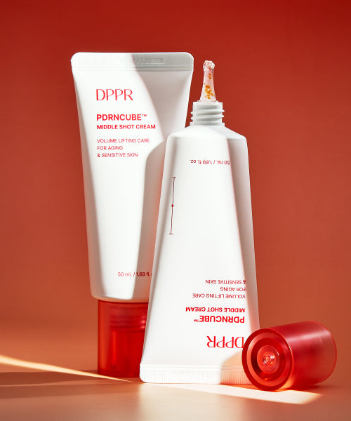 DPPR [2pack] PDRN PDRN Cube Middle Shot Cream 50ml (+Free Dipper mid-face doll)