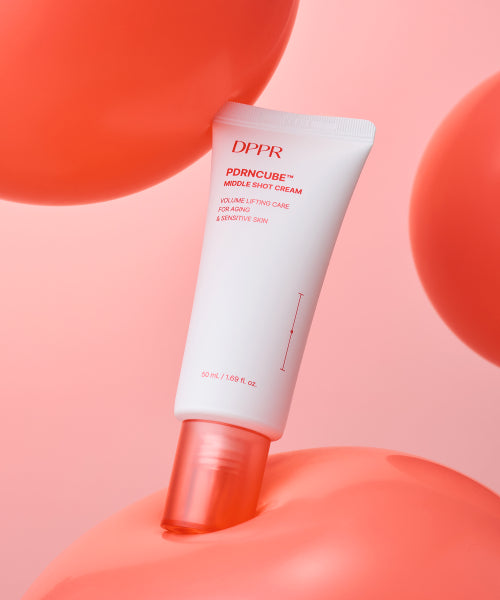 DPPR [2SET] PDRN PDRN Cube Middle Shot 2000 Serum 30ml + Cream 50ml (+Dipper mid-face doll provided)
