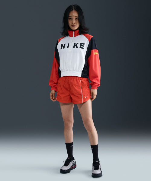 NIKE NIKE Mid-rise Woven Shorts - Black